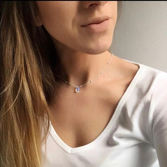 3 for $25⚡️moonstone waterdrop beaded necklace - Picture 3 of 6